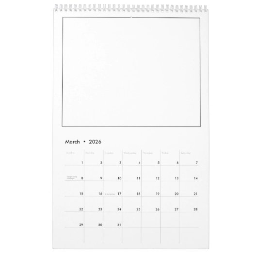 独自のカレンダーの色を子供へ付ける カレンダー (3月 2026)