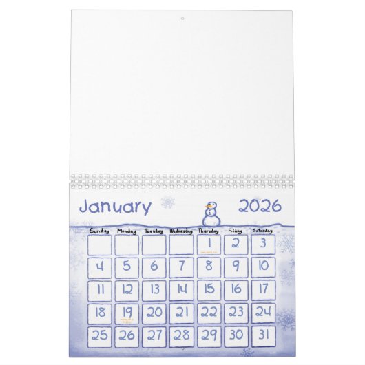 「独自のカレンダーを作成」 カレンダー (1月 2026)