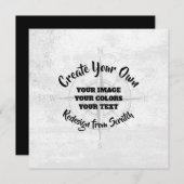 独自のカードを作成 (正面/裏面)