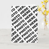 独自のカード縦書きの作成 カード (黄色い花)