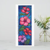 独自のガラスのハイビスカスブックマークカードを作成する (スタンド正面)