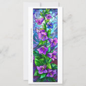 独自のガラスパープルフォックスグローブブックマークを作成 (正面)