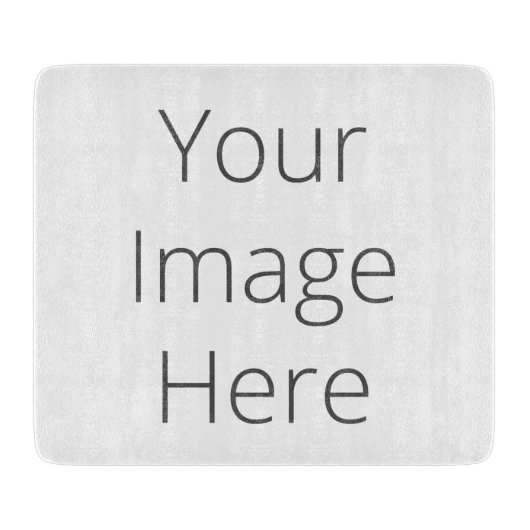 独自のガラス切り板を作成6"x7" カッティングボード (正面)