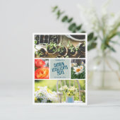 独自のガーデニングのハイライト写真を作成する ポストカード (スタンド正面)
