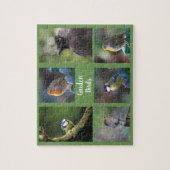 独自のガーデン鳥写真コラージュを作成する ジグソーパズル (縦)