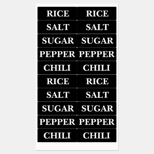 独自のキッチカスタムン製品の作成 ラベル (シート)