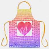独自のキッチンカラーを作成オールオーバープリント エプロン (正面)