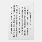 独自のキッチンティータオルをカスタム作成する キッチンタオル (縦)