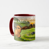 独自のキャプションを作成-緑のマグ マグカップ (正面左)