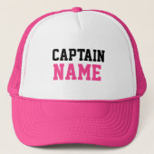 独自のキャプテンカスタム名Pinkを作成 キャップ (正面)