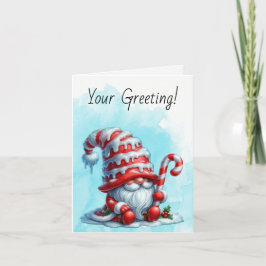 独自のキャンディーケーンクリスマス格言の作成 シーズンカード