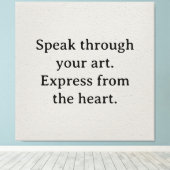 独自のキャンバスを作成インスパイア- Pastelデザイン キャンバスプリント (インサイチュ (ウッドフロア))