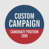 独自のキャンペーンボタンの作成 名札 (正面)