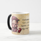 独自のギグリングヴィンテージクリスマス格言の作成 モーフィングマグカップ (正面左)