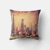 独自のギターとクリスマスツリーを作成 クッション (裏面)