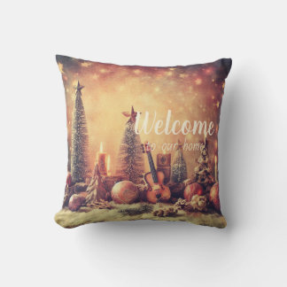 独自のギターとクリスマスツリーを作成 クッション