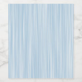 独自のギフトをパーソナライズされた作成 |赤ちゃんブルーの水彩 ワインラベル (シングルラベル)