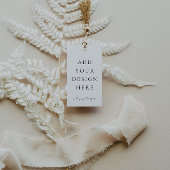 独自のギフト空白のラベル ギフトタグ