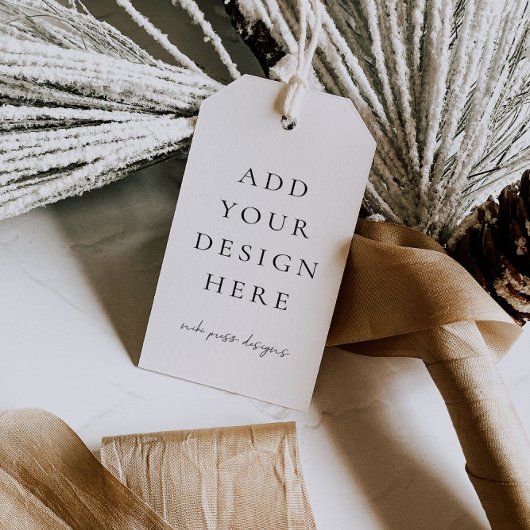 独自のギフト空白のラベル ギフトタグ