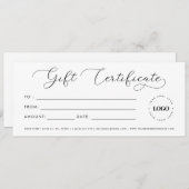 独自のギフト証明書を作成カスタムする (正面/裏面)