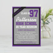 独自のクラスの作成懇親会招待状 招待状 (スタンド正面)