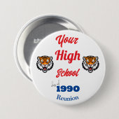 独自のクラスパーソナライズされた懇親会ボタンの作成 缶バッジ (正面&裏面)