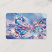 独自のクリスタルバタフライを作成 名刺 (正面)