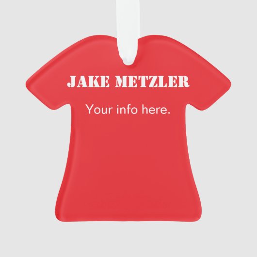 独自のクリスマスまたは休日オーナメントの作成 オーナメント (裏面)