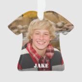 独自のクリスマスまたは休日オーナメントの作成 オーナメント (正面)