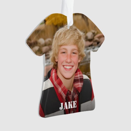 独自のクリスマスまたは休日オーナメントの作成 オーナメント (正面)