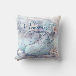 独自のクリスマスアイススケートフローラを作成する クッション