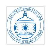 独自のクリスマスオーナメントの作成差出人住所 セルフインキングスタンプ (デザイン)