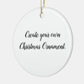独自のクリスマスオーナメントを作成 セラミックオーナメント (左)