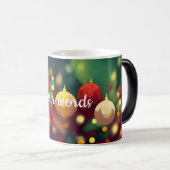 独自のクリスマスオーナメント モーフィングマグカップ (正面右)