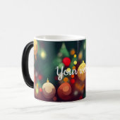 独自のクリスマスオーナメント モーフィングマグカップ (正面左)