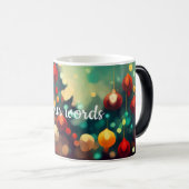 独自のクリスマスオーナメント モーフィングマグカップ (正面右)