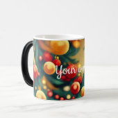 独自のクリスマスオーナメント モーフィングマグカップ (正面左)