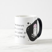 独自のクリスマスキャンドルレトロを作成する モーフィングマグカップ (正面右)