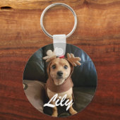 独自のクリスマスキーリングを作成する キーホルダー (正面)