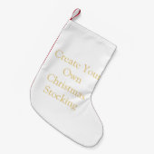 独自のクリスマスストッキングの作成 スモールクリスマスストッキング (正面 (吊り時))