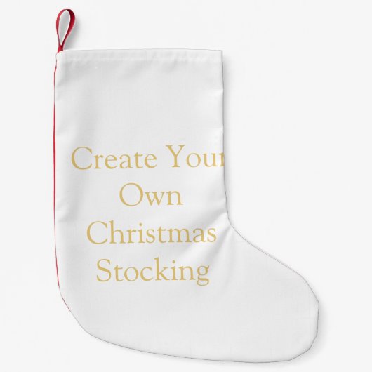 独自のクリスマスストッキングの作成 スモールクリスマスストッキング (正面)