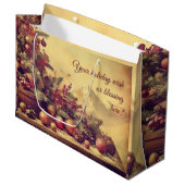 独自のクリスマスセンターピース抱き枕の作成 ラージペーパーバッグ (正面アングル)