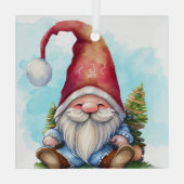 独自のクリスマスツリー格言の作成 ガラスオーナメント (裏面)