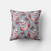 独自のクリスマスティーポットの作成 クッション (裏面)