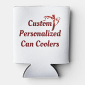 独自のクリスマスパーソナライズされたパーティーの作成 缶クーラー (正面)