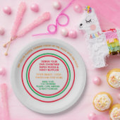 独自のクリスマスパーソナライズされたパーティー紙の作成 ペーパープレート (パーティー)