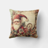 独自のクリスマスビクトリアン格言の作成 クッション (裏面)