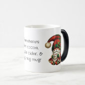 独自のクリスマスプレド格言茶の作成 モーフィングマグカップ (正面右)