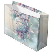 独自のクリスマスポイントの作成オーナメント ラージペーパーバッグ (正面アングル)