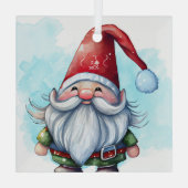 独自のクリスマス格言の作成 ガラスオーナメント (裏面)